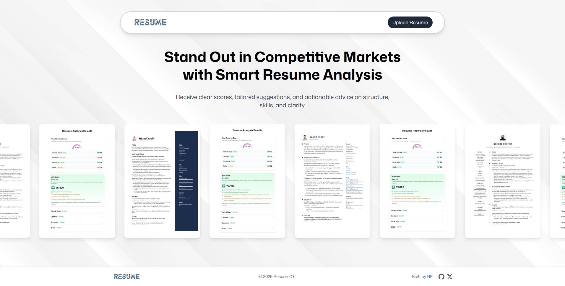 ResumeIQ | AI-Powered Resume Analysis