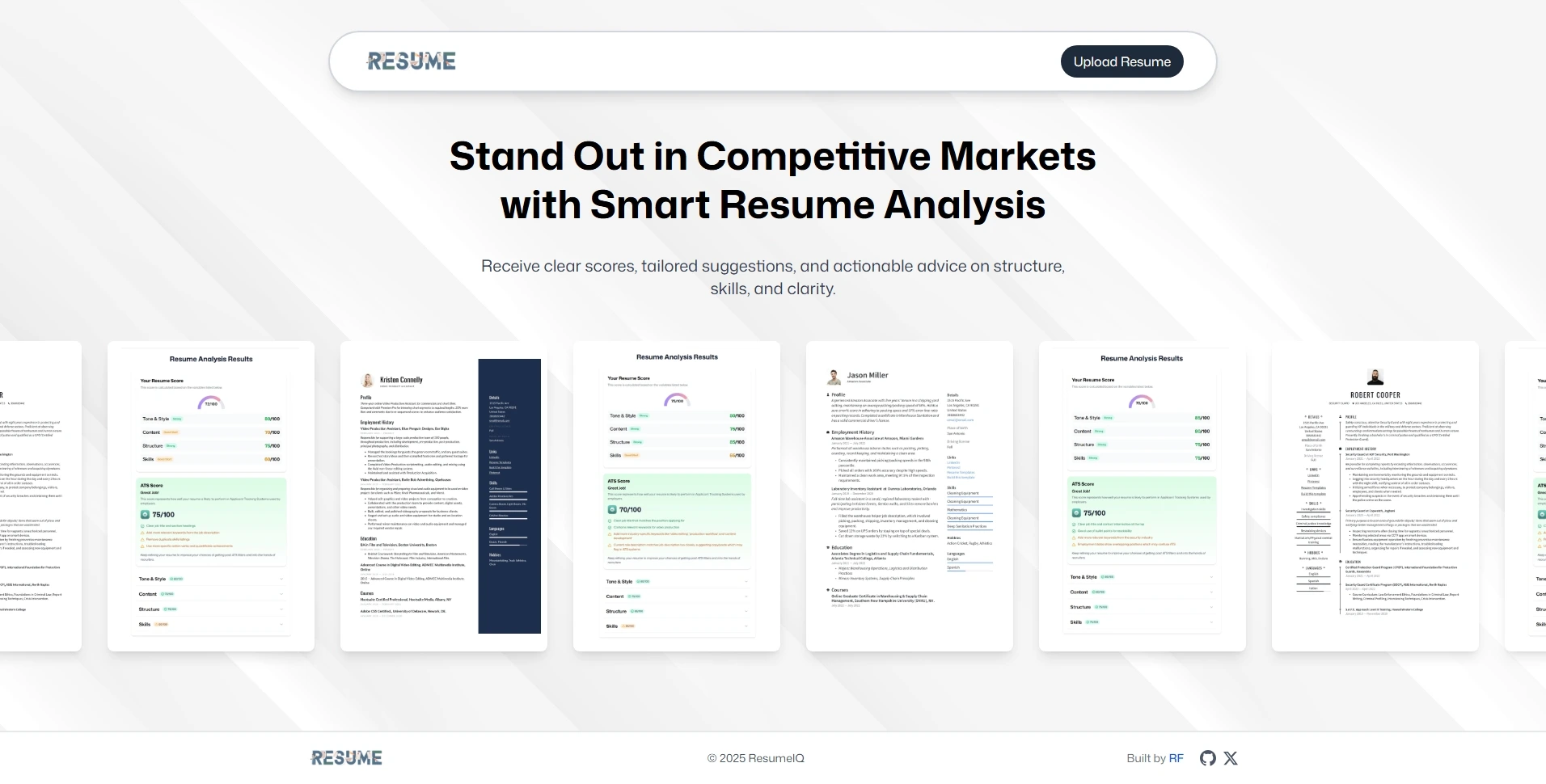 ResumeIQ | AI-Powered Resume Analysis